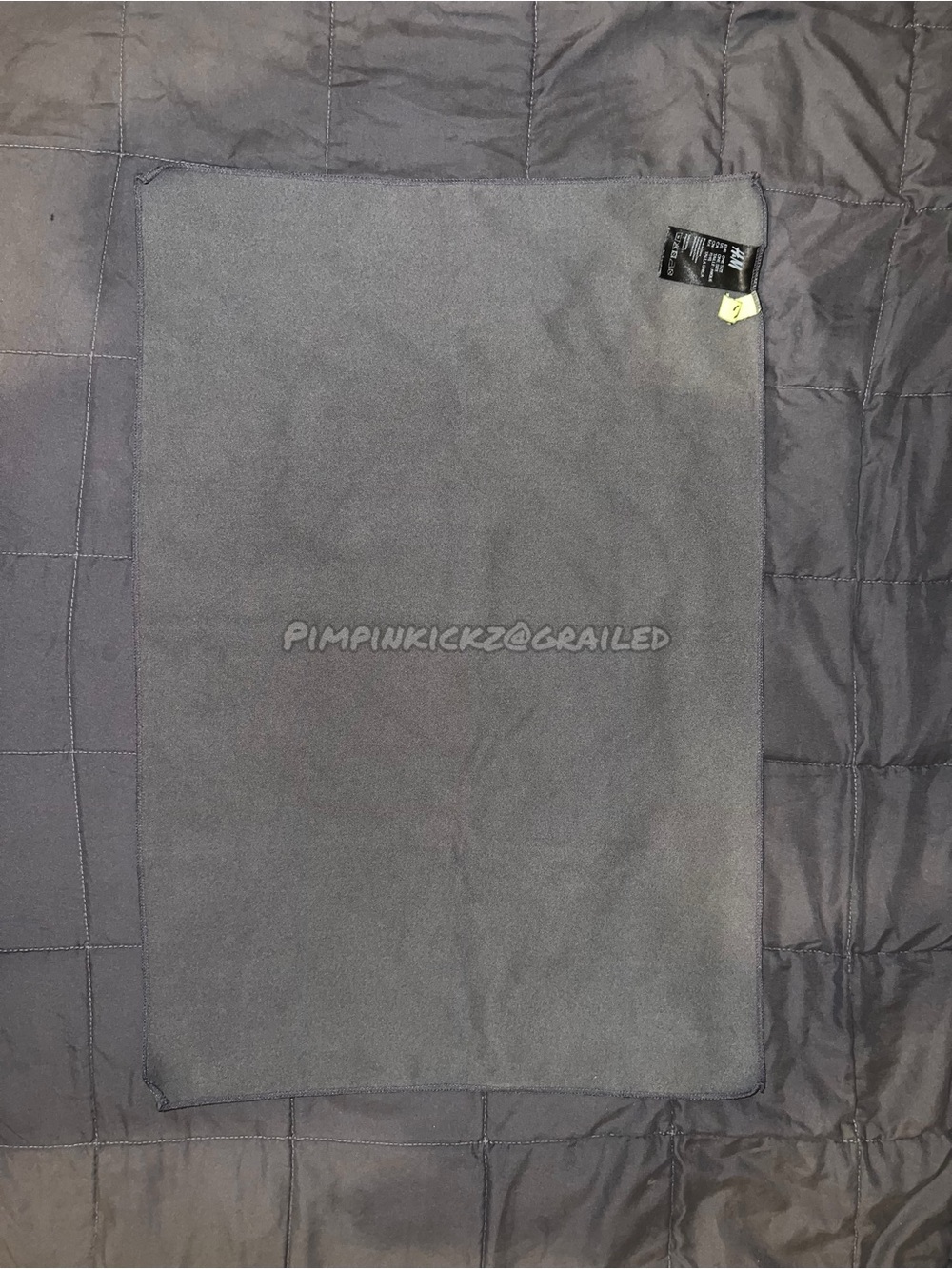 H&M black gym towel